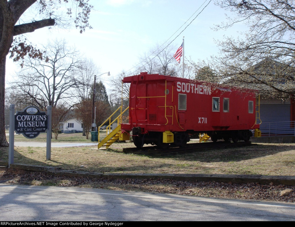 Caboose SOU X711 at the Museum